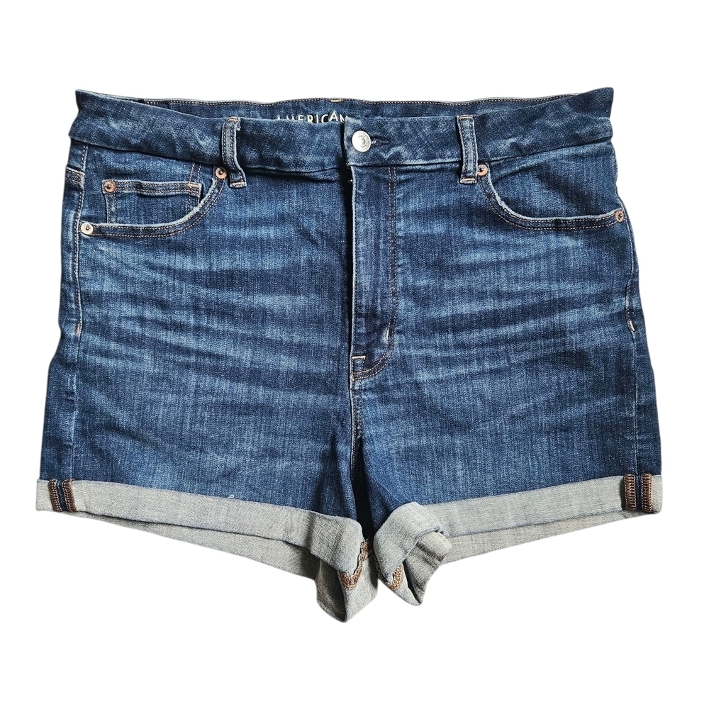 American Eagle Curvy Hi-Rise Shortie Shorts Size 16